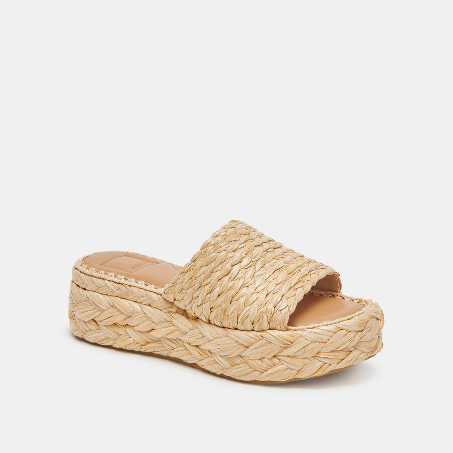 chavi sandals lt natural raffia
