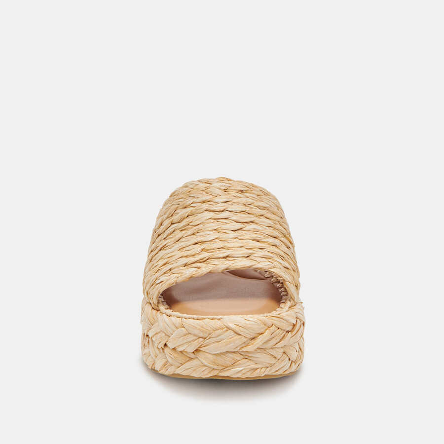 chavi sandals lt natural raffia