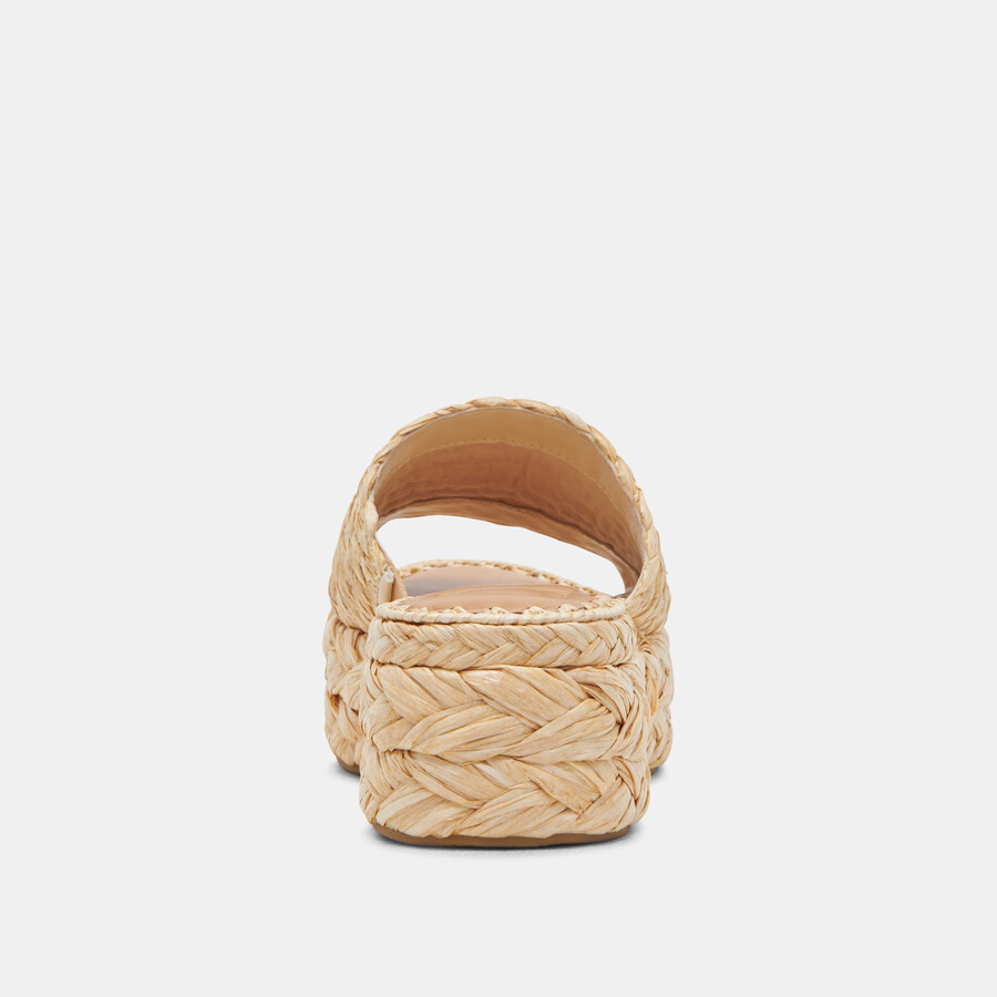 chavi sandals lt natural raffia