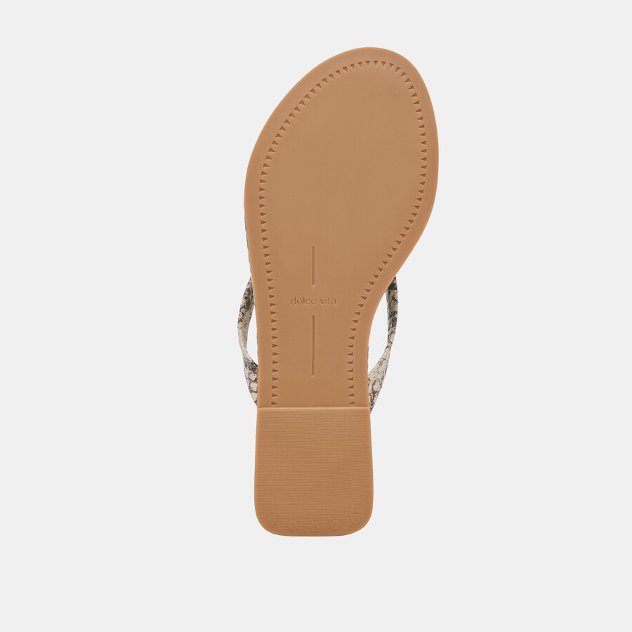layney sandals black white embossed snake