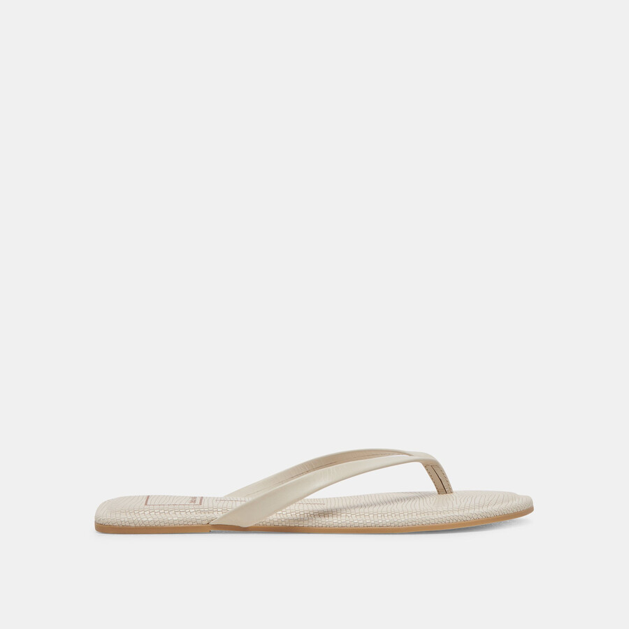 layney sandals ivory leather