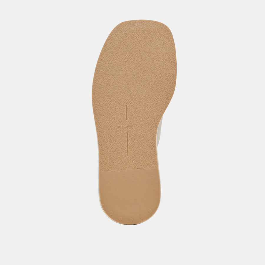 adin sandals ivory leather