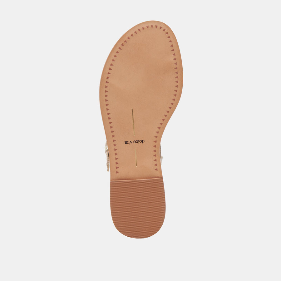 wandre sandals gold distressed leather