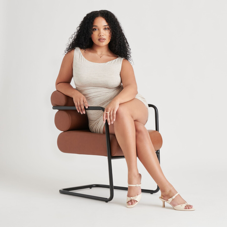 lorali heels creme leather