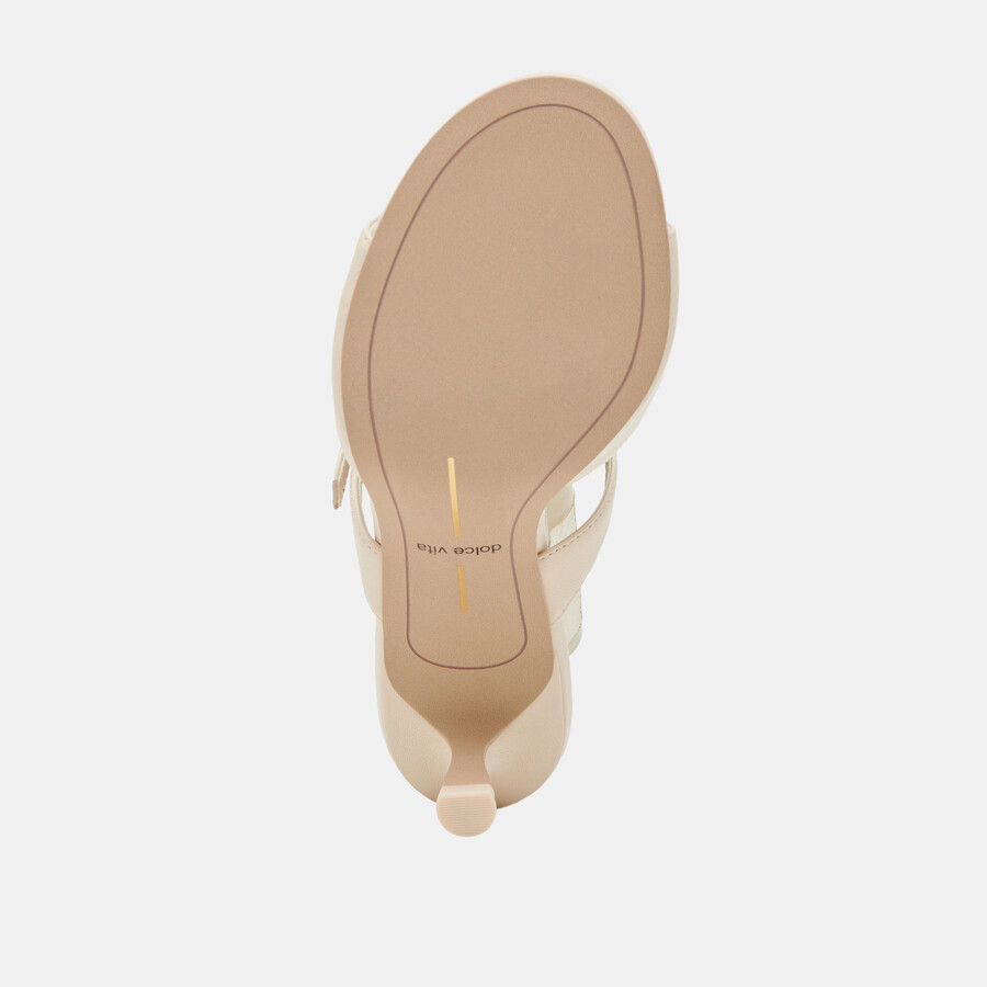 lorali heels creme leather