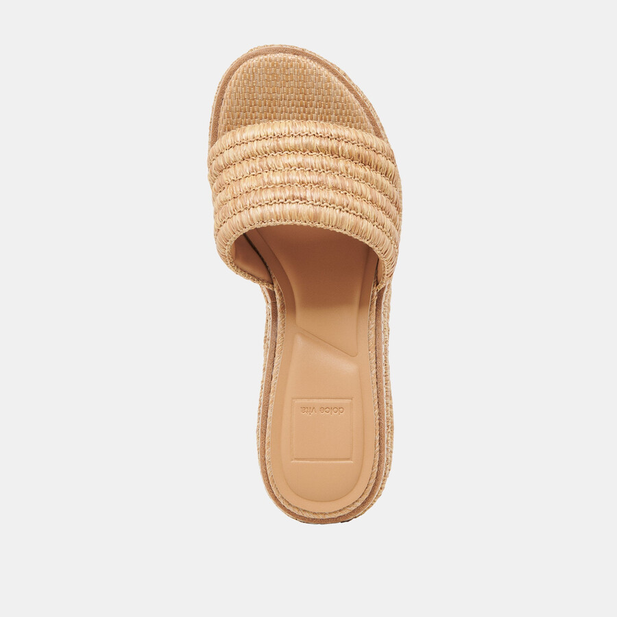 throne wedges lt natural raffia