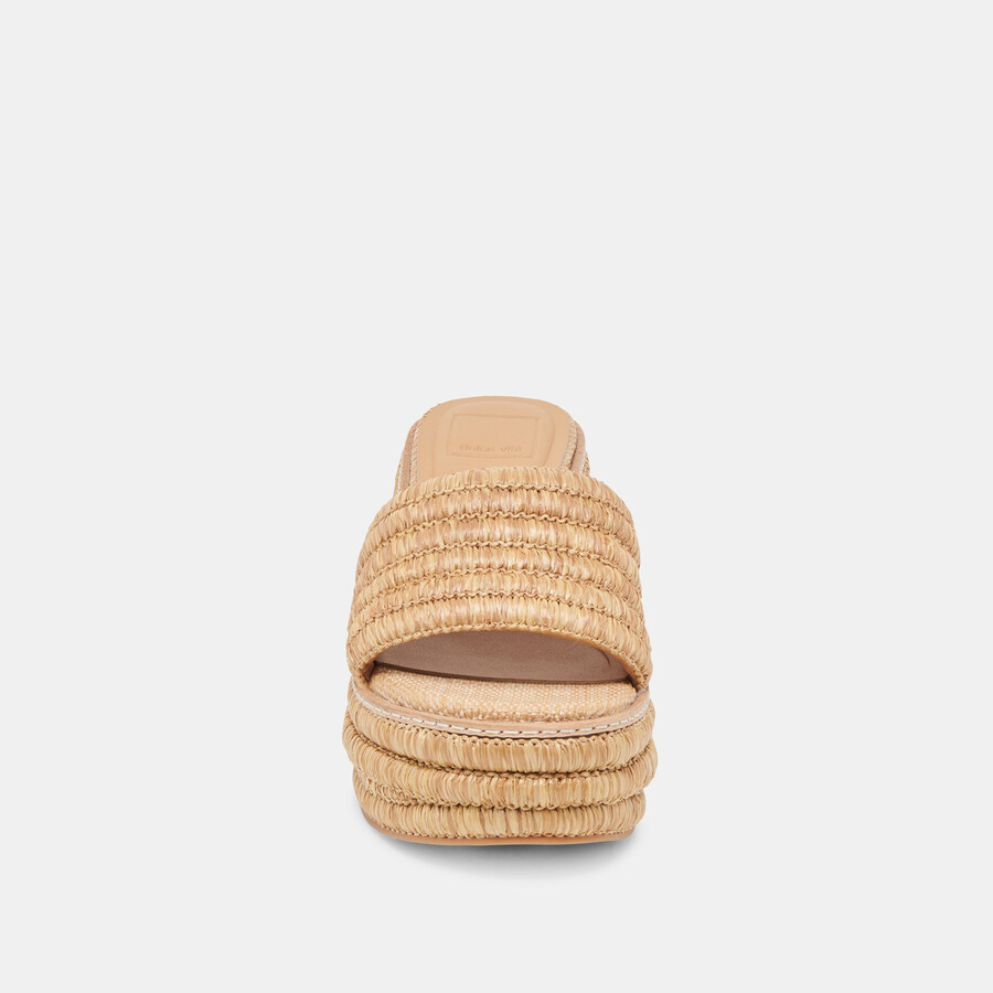 throne wedges lt natural raffia