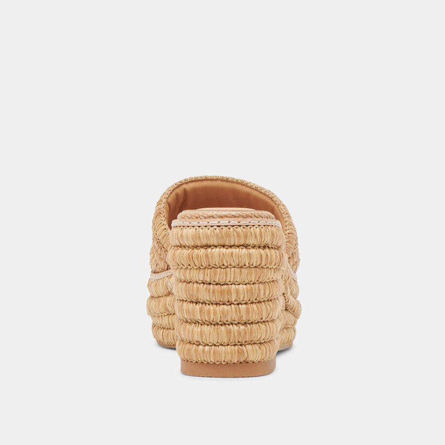 throne wedges lt natural raffia