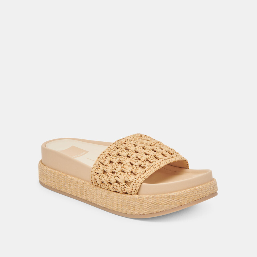 sidona sandals lt natural raffia