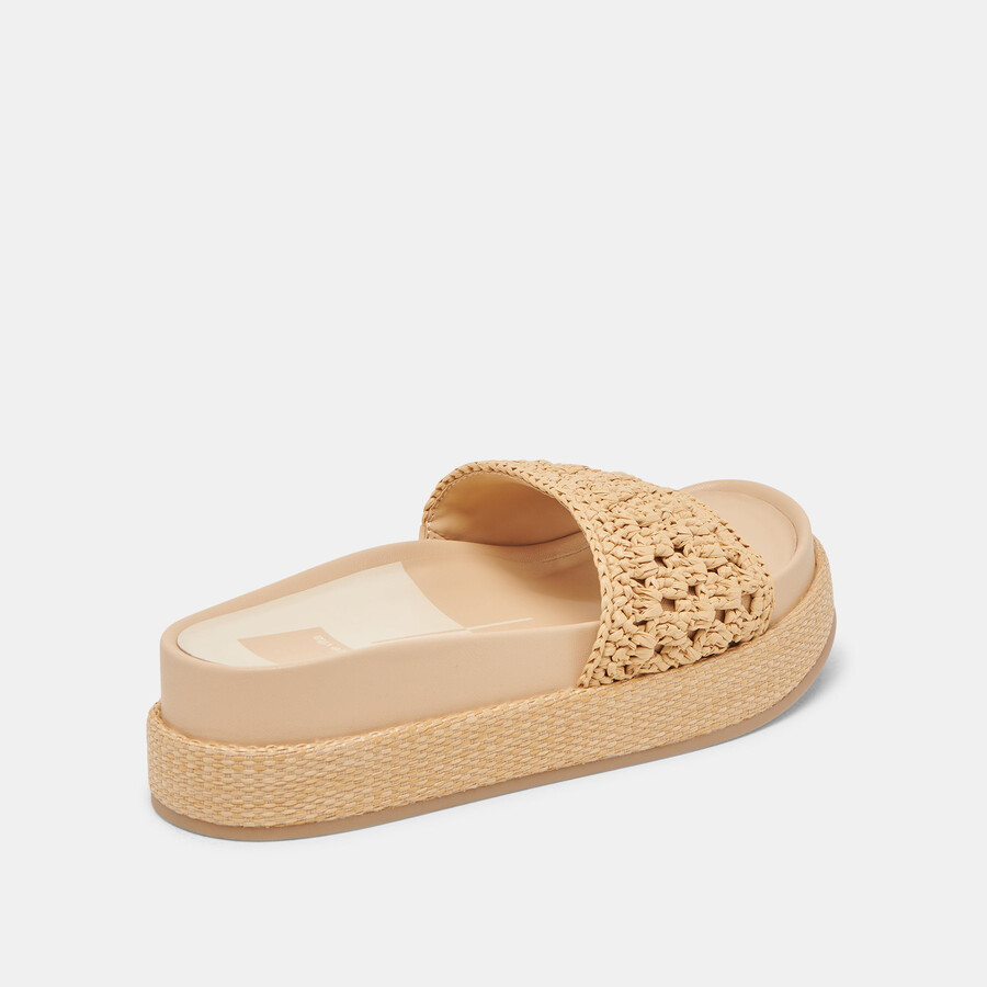 sidona sandals lt natural raffia