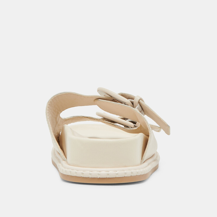 shauny sandals bone leather