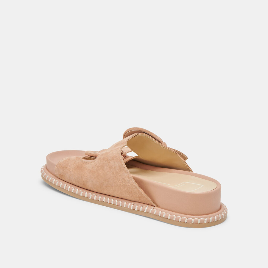 shauny sandals toffee suede