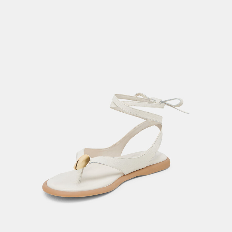 judy sandals bone leather