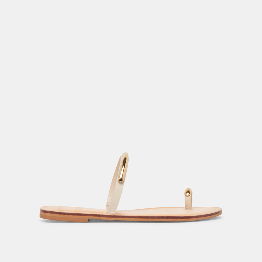 wink sandals bone leather