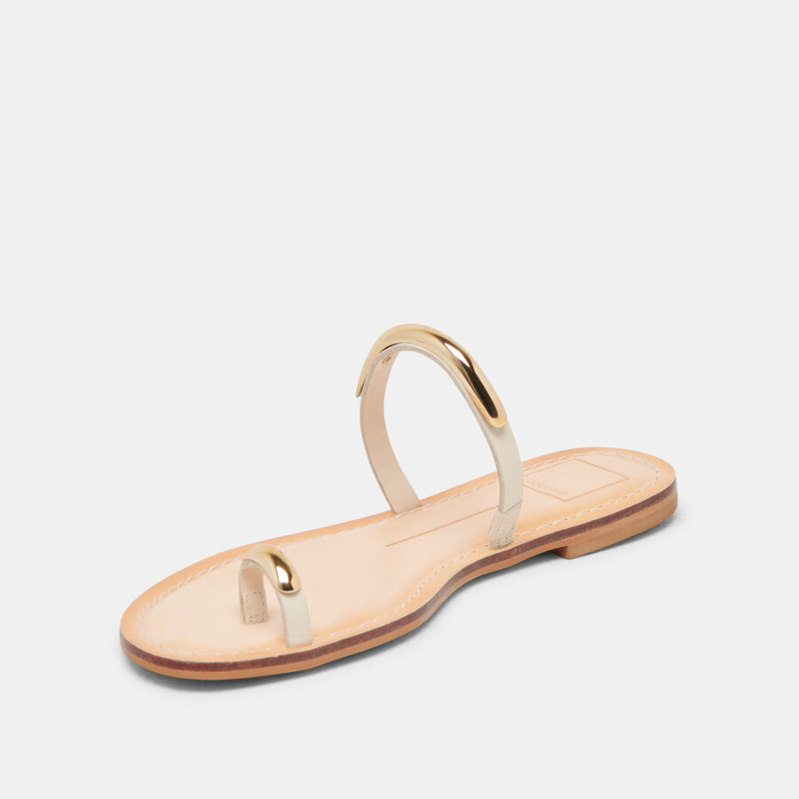 wink sandals bone leather