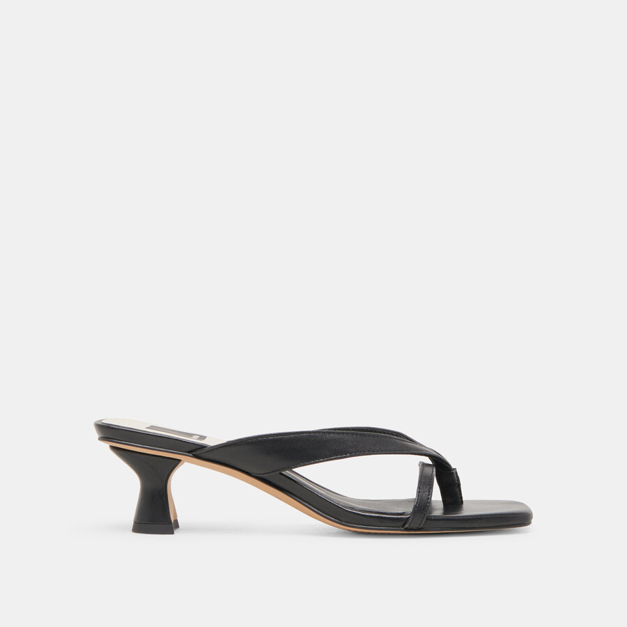 brevel heels onyx leather