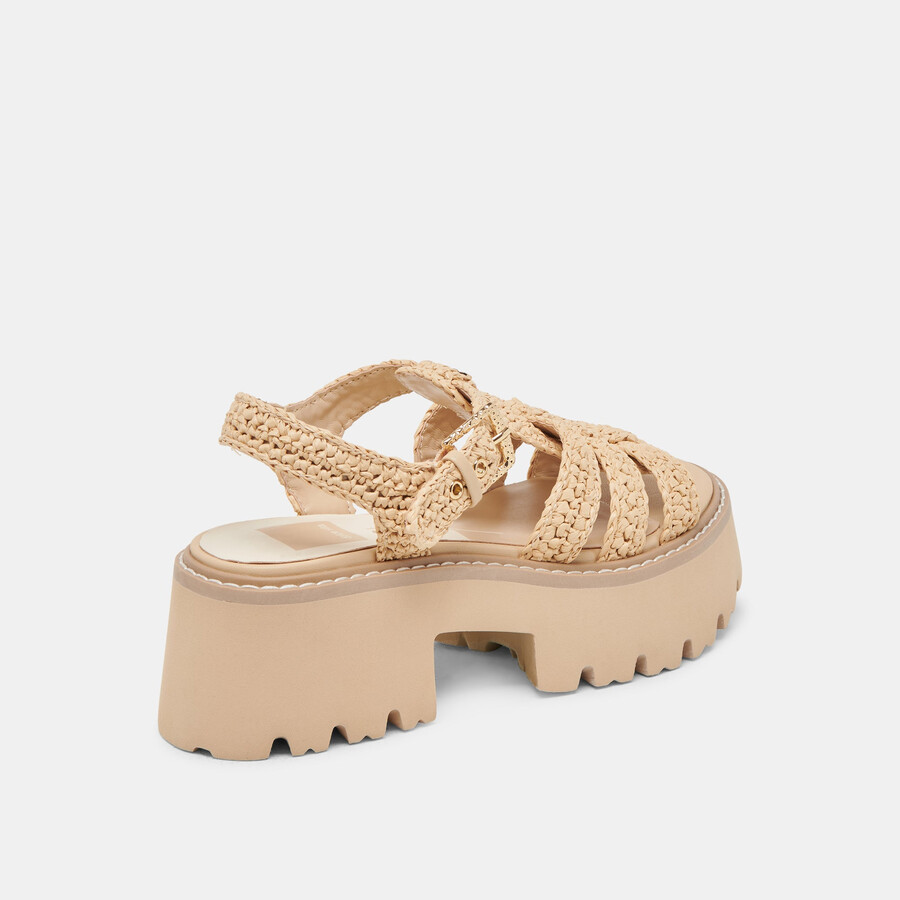 latice sandals lt natural knit
