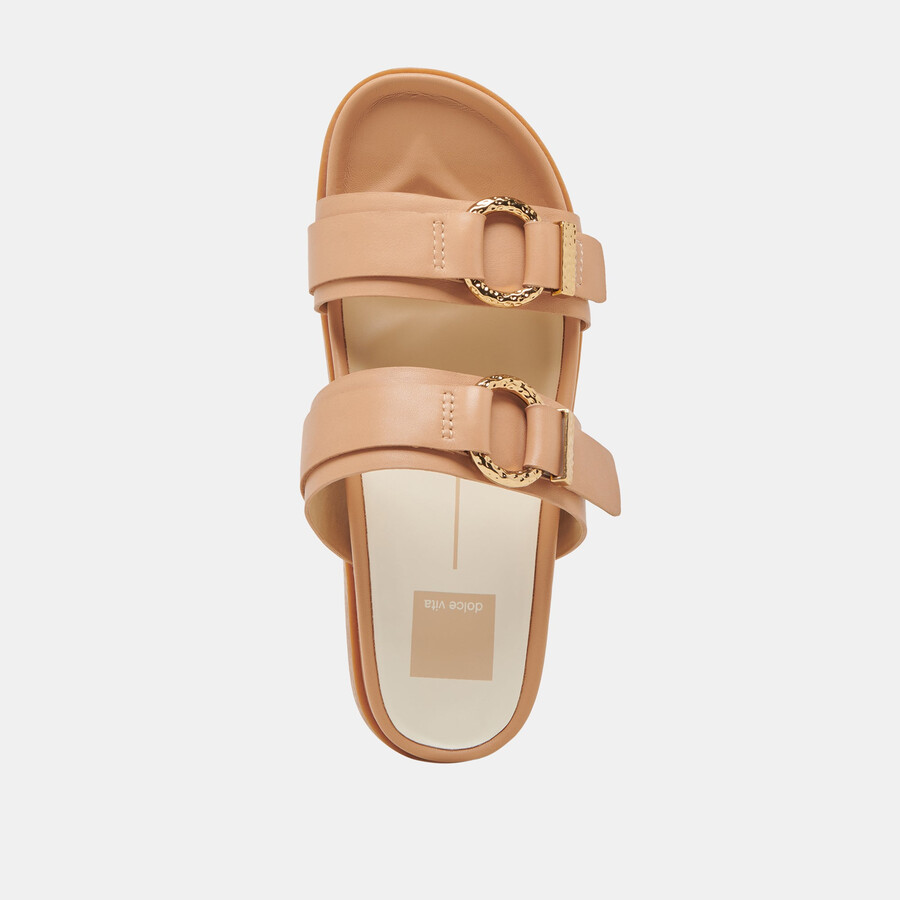soya sandals light tan leather