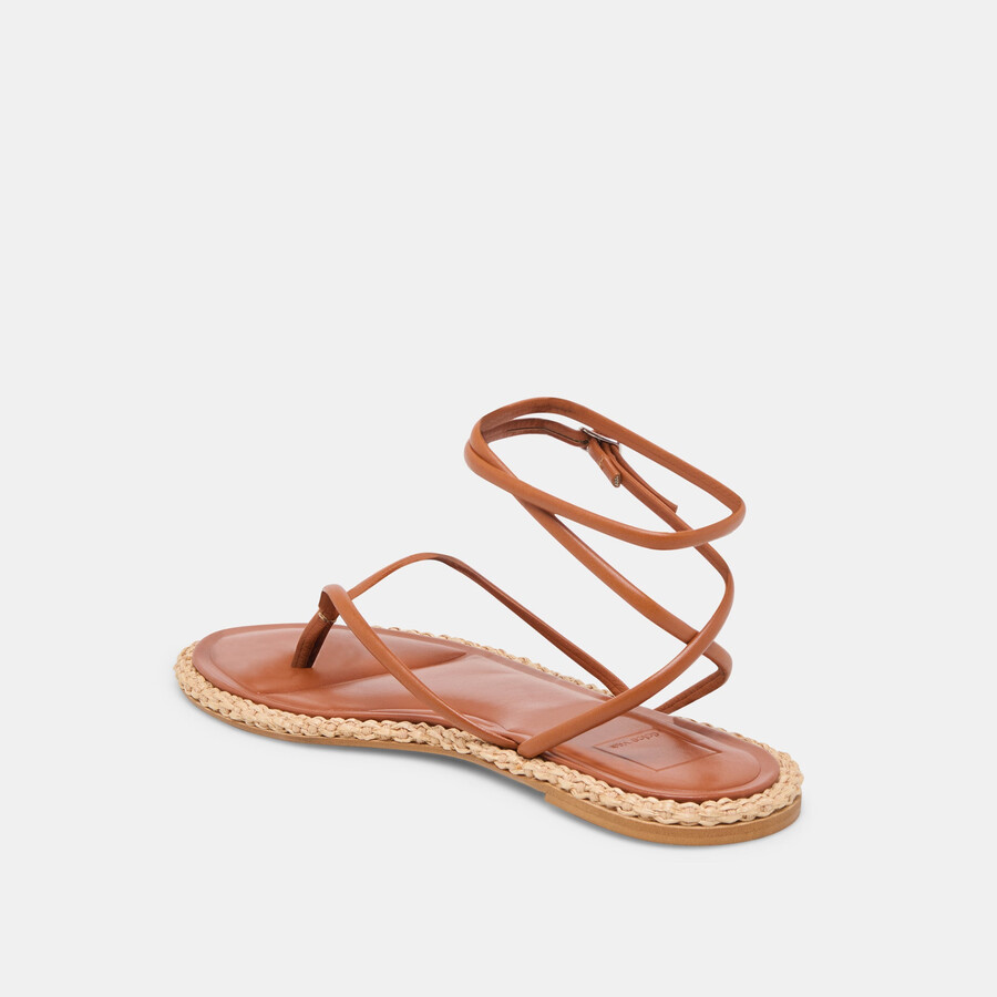 cove sandals brown leather