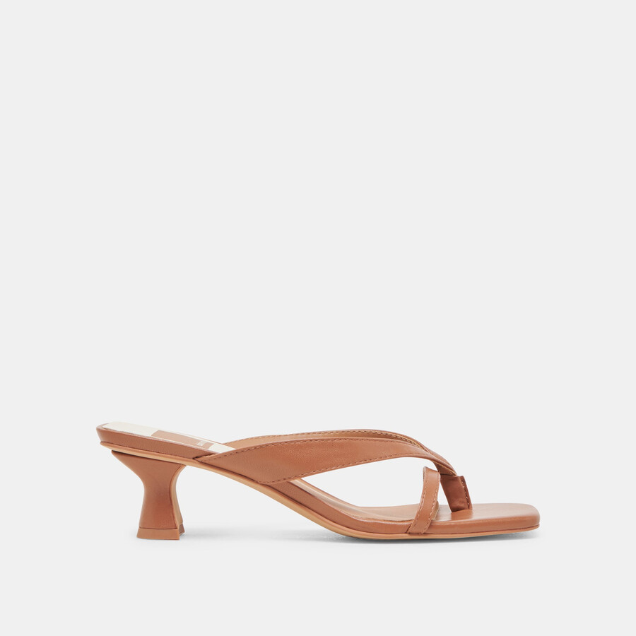 brevel heels saddle leather