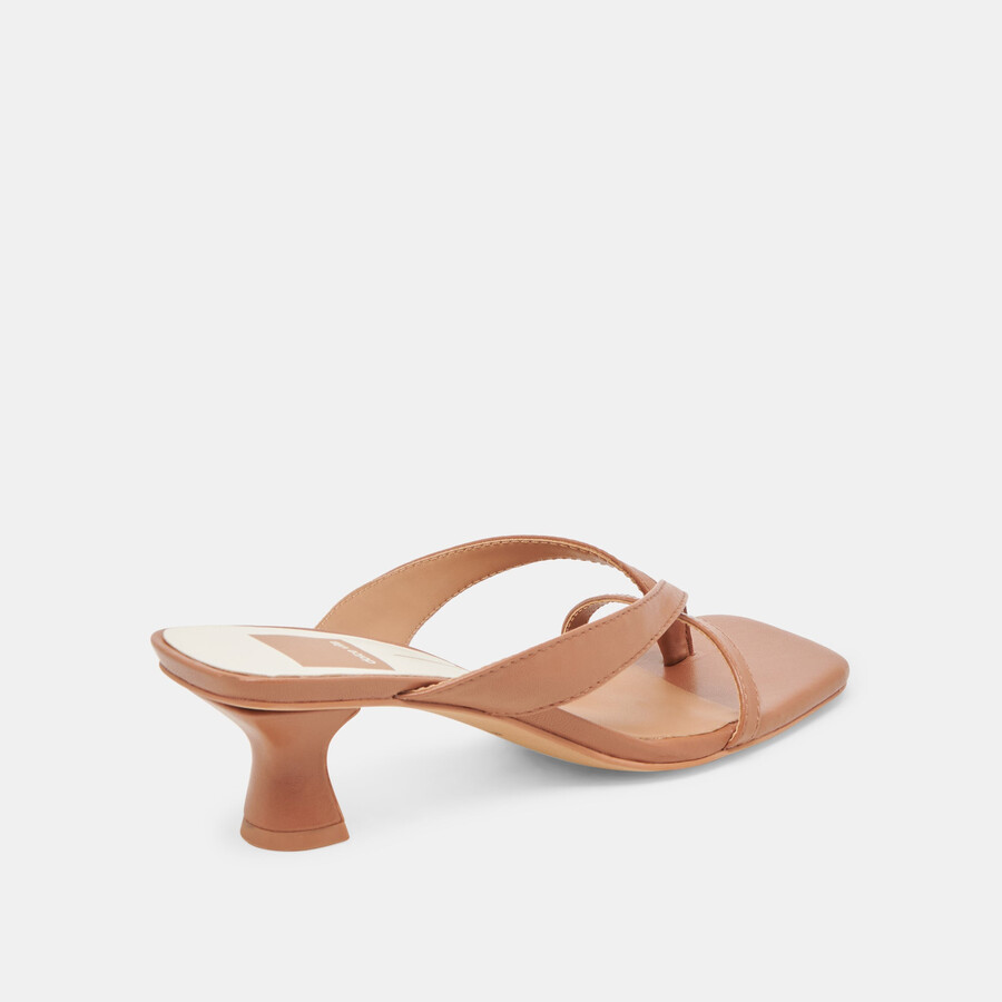 brevel heels saddle leather