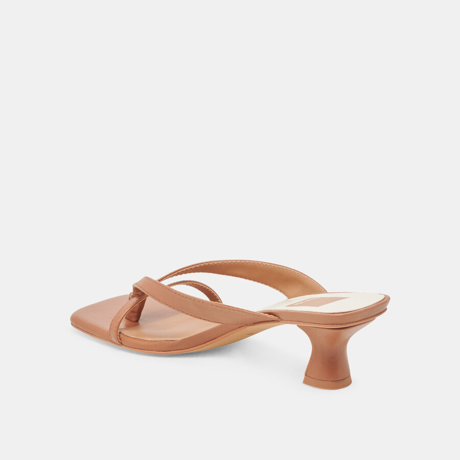 brevel heels saddle leather