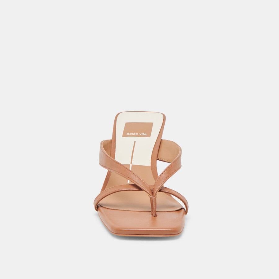 brevel heels saddle leather