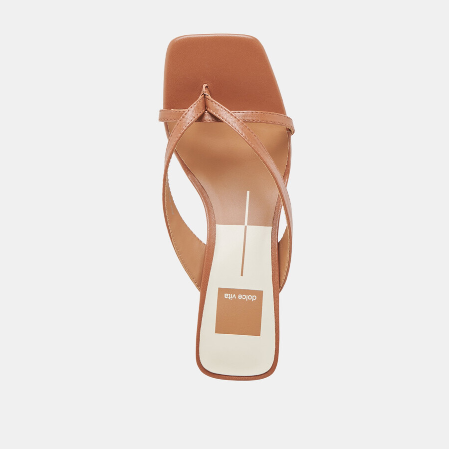 brevel heels saddle leather