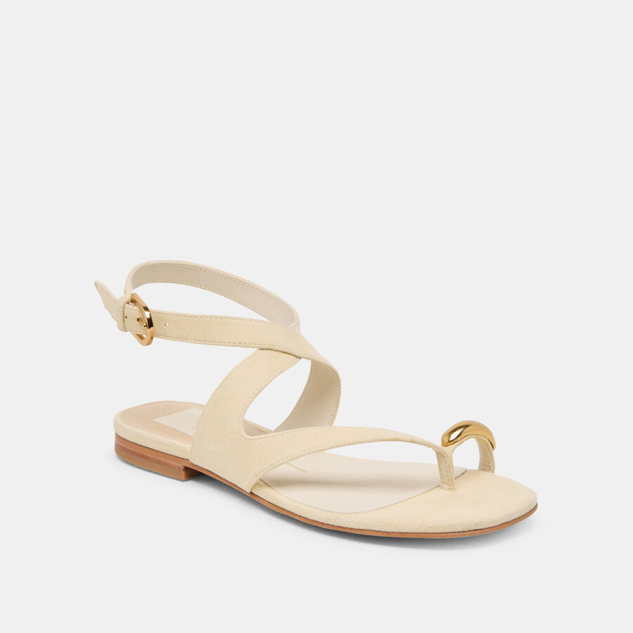 earla sandals natural suede