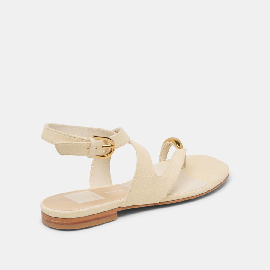 earla sandals natural suede