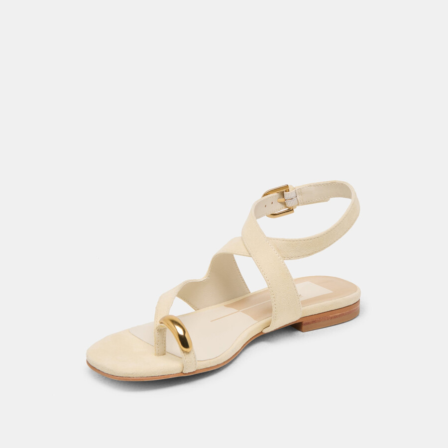 earla sandals natural suede