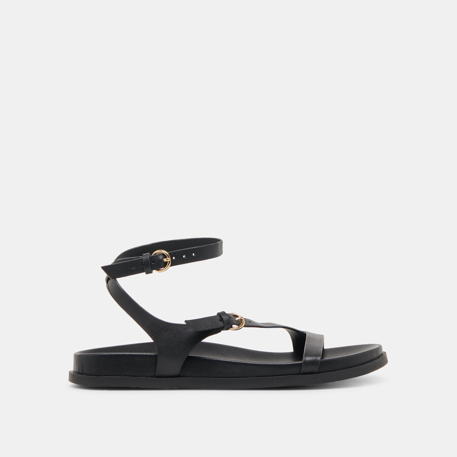 darlis sandals black leather