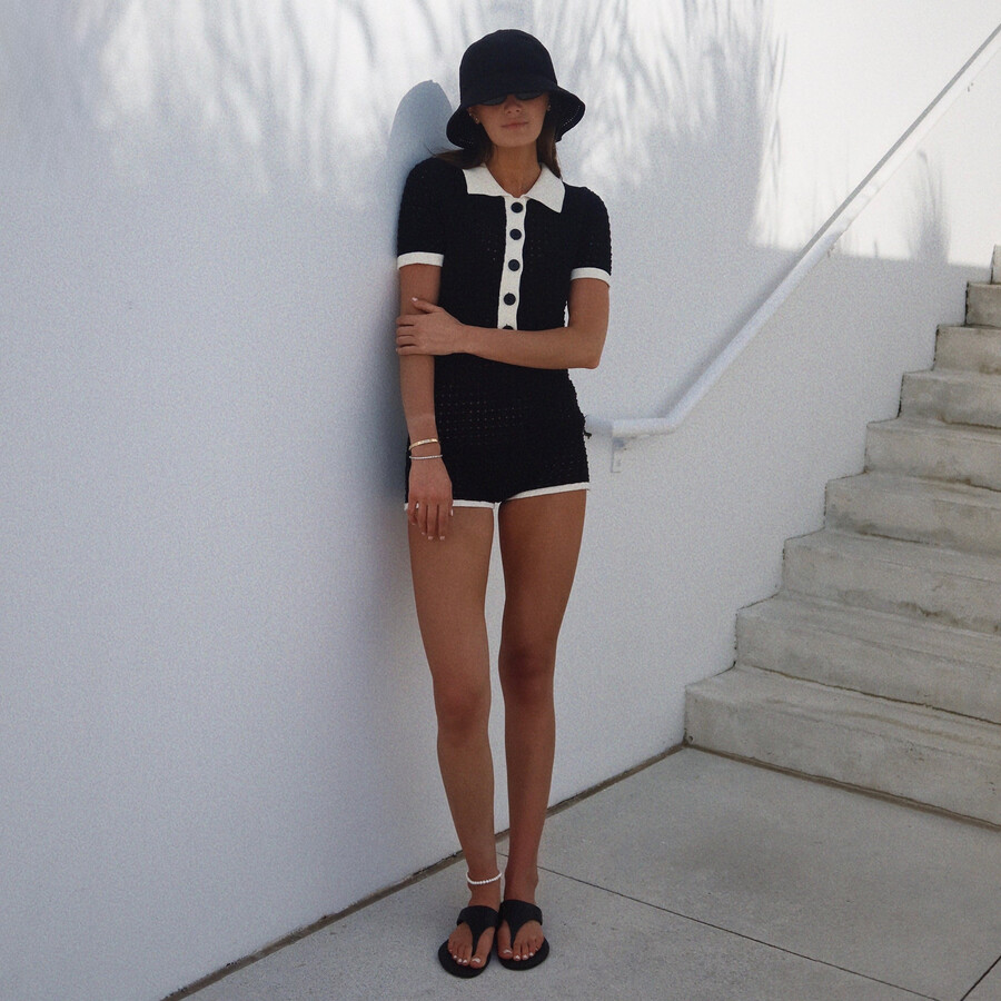 kittle sandals black leather
