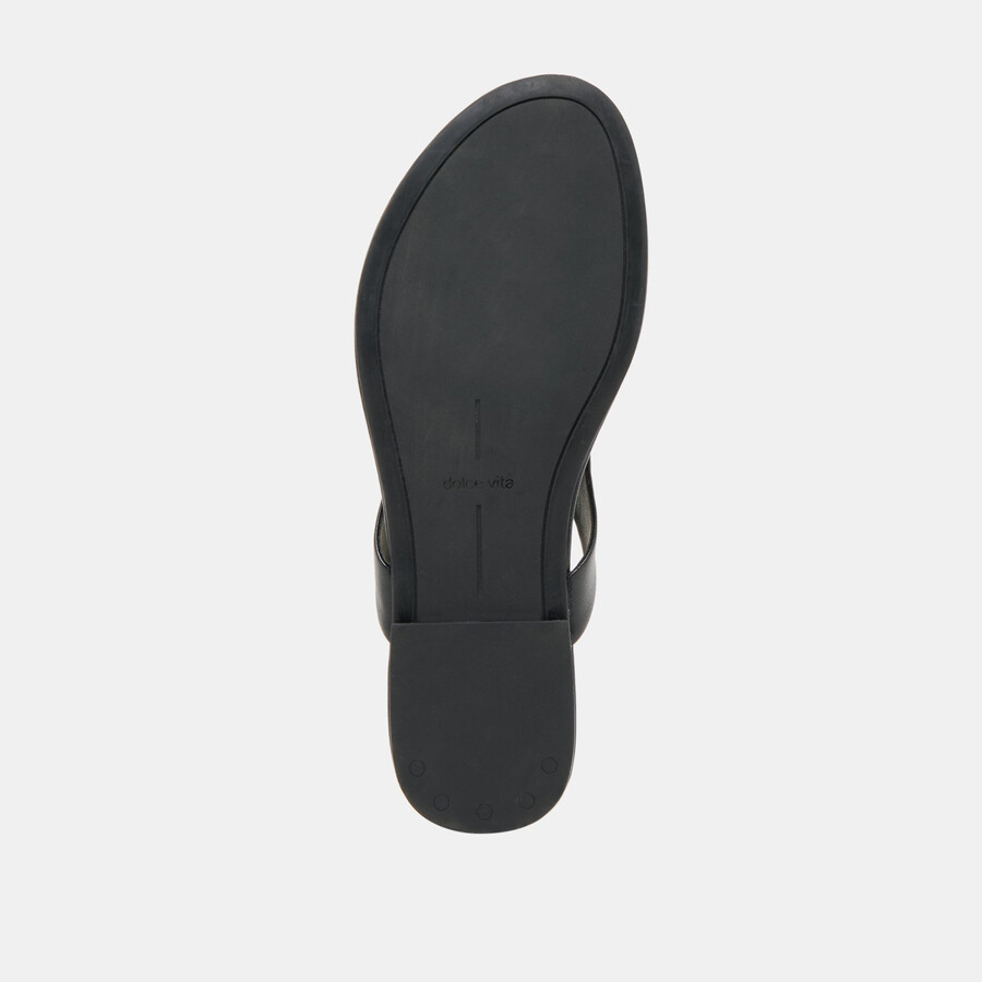 kittle sandals black leather