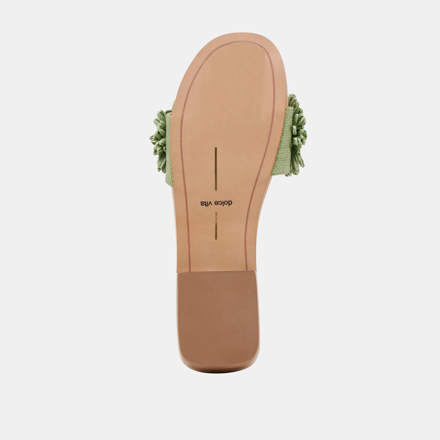 ariena sandals jade floral raffia