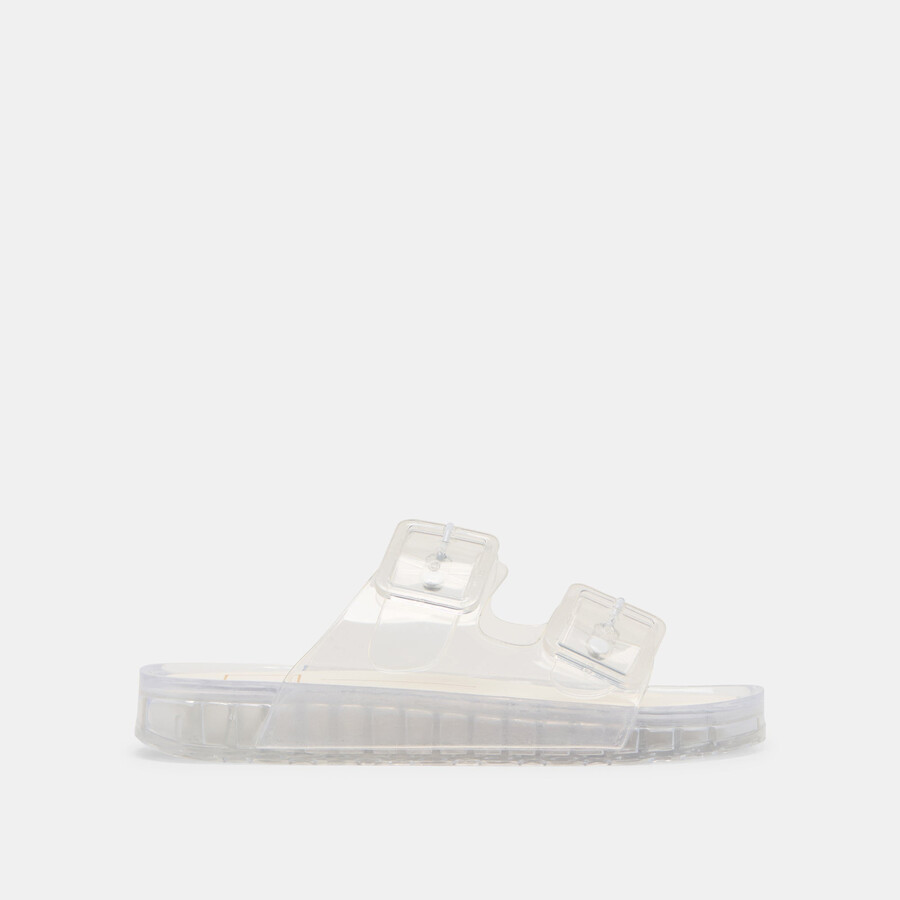 julio sandals crystal vinyl