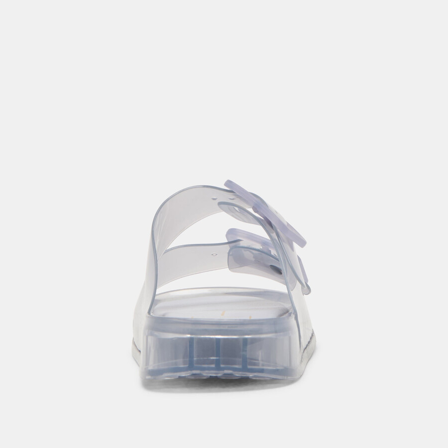 julio sandals dusty blue vinyl