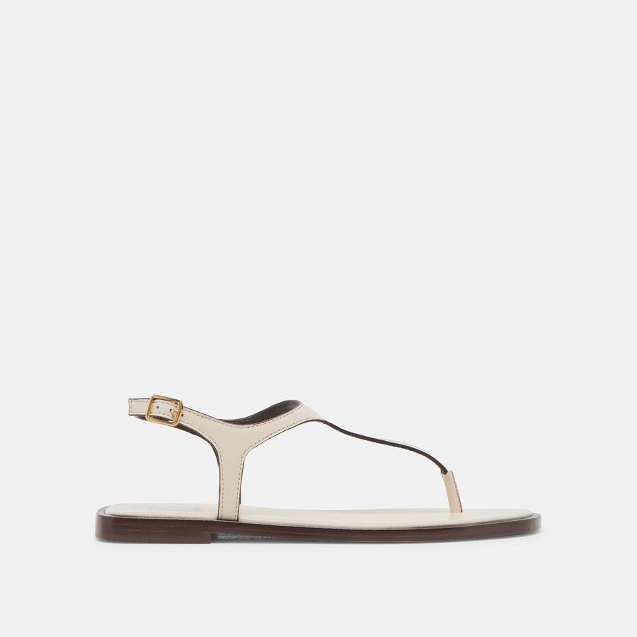 raye sandals ivory leather