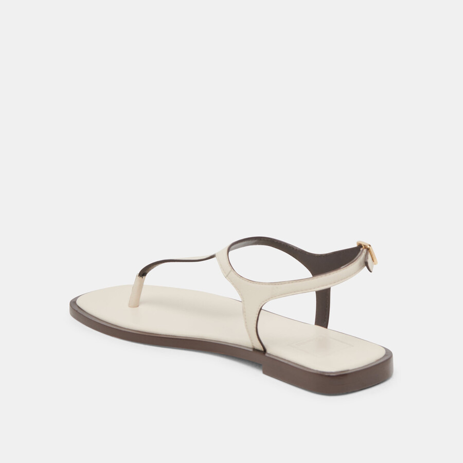 raye sandals ivory leather