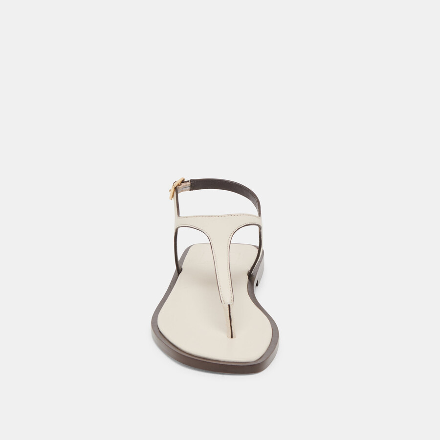 raye sandals ivory leather