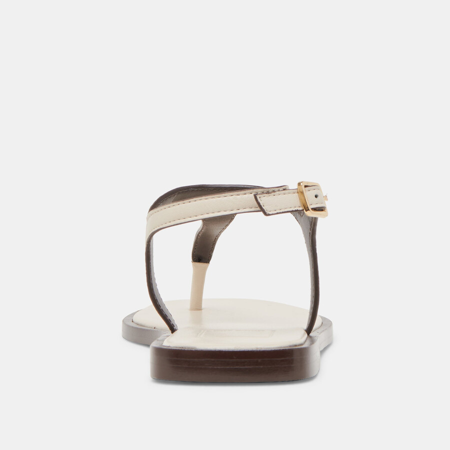 raye sandals ivory leather