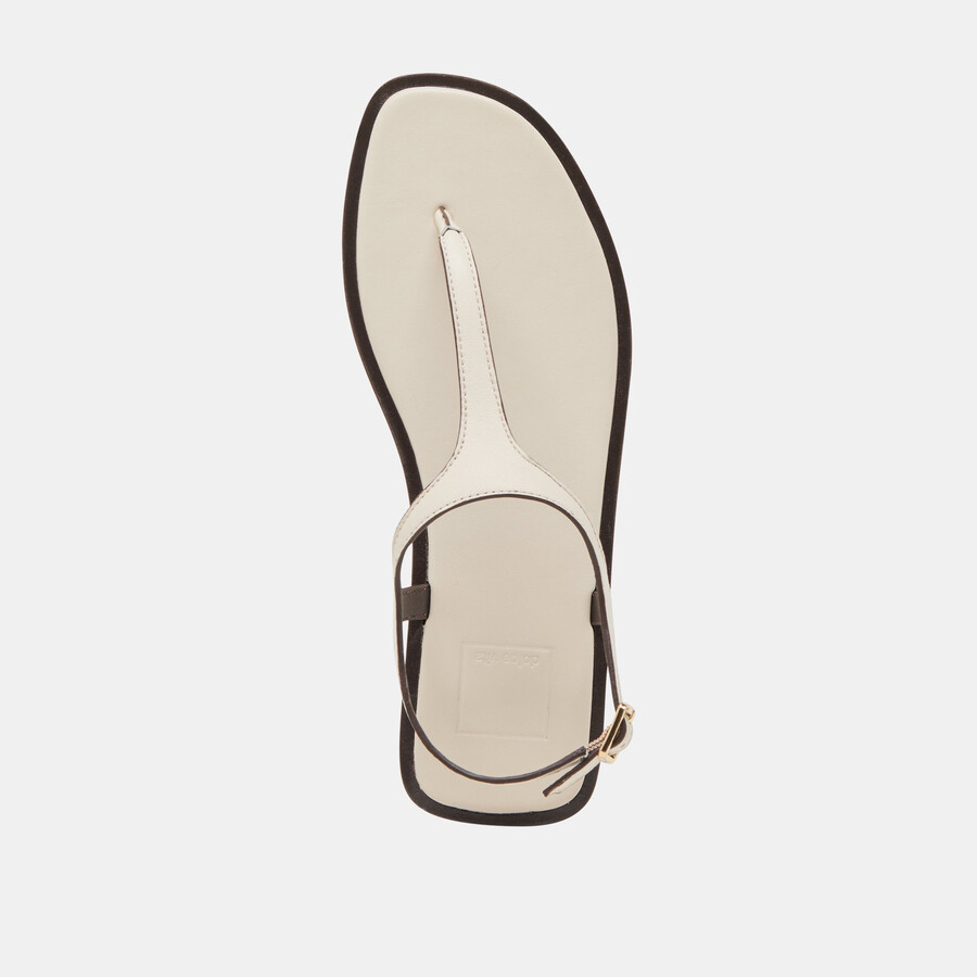 raye sandals ivory leather
