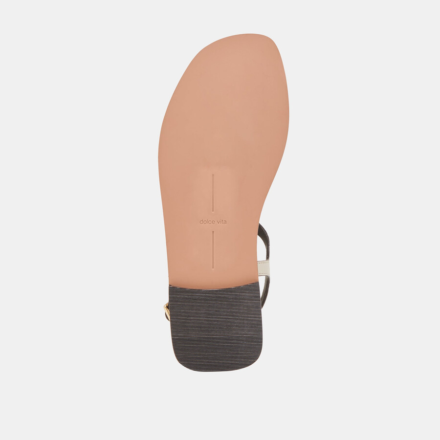 raye sandals ivory leather