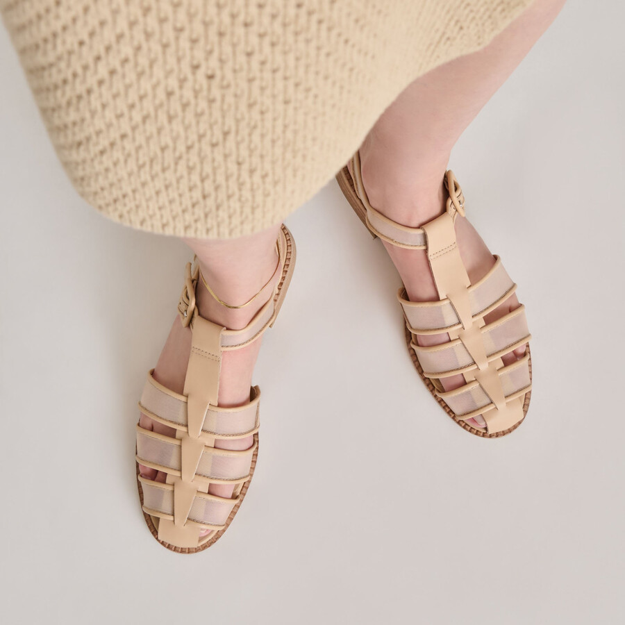 holis mesh sandals praline mesh