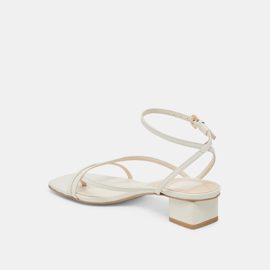 karlos sandals bone leather