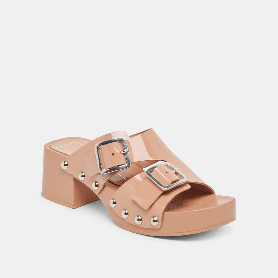 melody heels tan leather