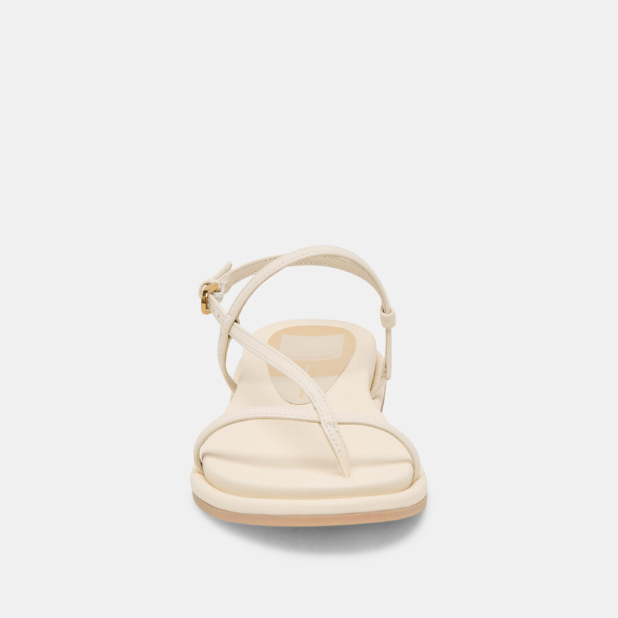 dallen sandals off white leather