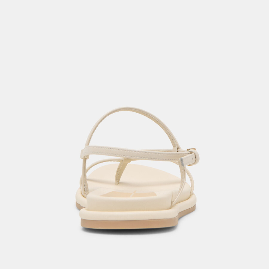 dallen sandals off white leather