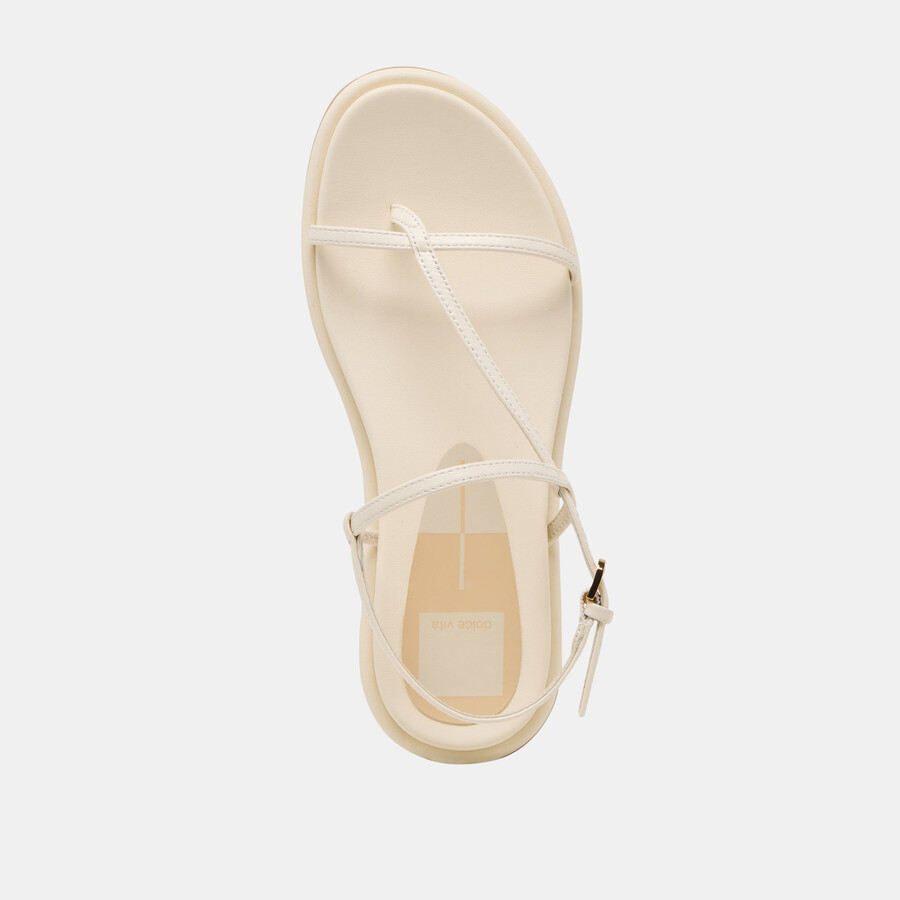 dallen sandals off white leather