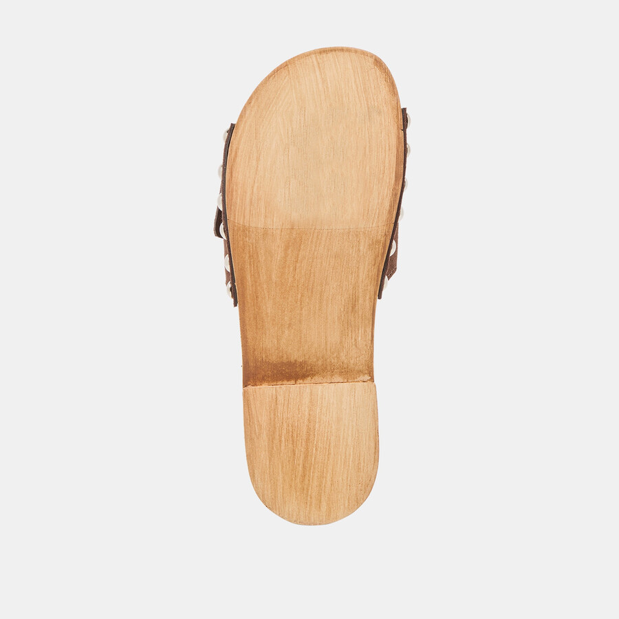 sandy sandals dk brown suede